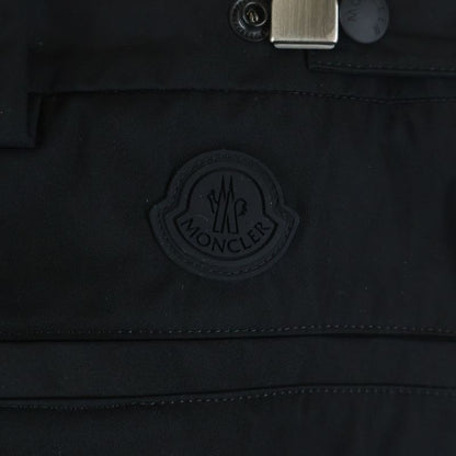 Moncler Pantaloni Trousers Back Logo Straight Nylon Pants
