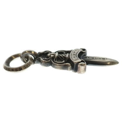 Chrome Hearts 5 Dagger 5 Daga Charm Pendant Top Silver