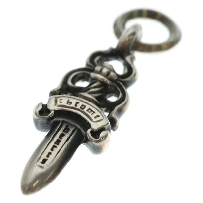 Chrome Hearts 5 Dagger 5 Daga Charm Pendant Top Silver