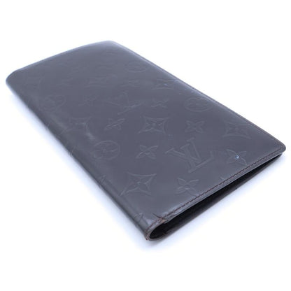 Louis Vuitton Glace Porte Feuille Double Cafe Monogram Notebook Cover Brown
