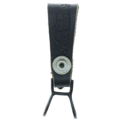 Chrome Hearts Belt Loop Cross Ball Button Leather Black