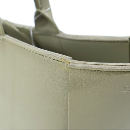 Bottega Veneta Maxi Intrecciato Arcotto Tote Light Green Leather Silver
