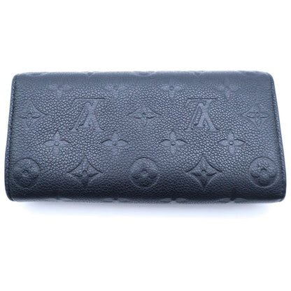Louis Vuitton Monogram Empreinte Portefeuille Sarah Wallet Black Noir Leather