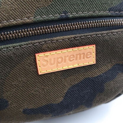Louis Vuitton Supreme Apollo Nano Backpack Charm Camouflage Khaki