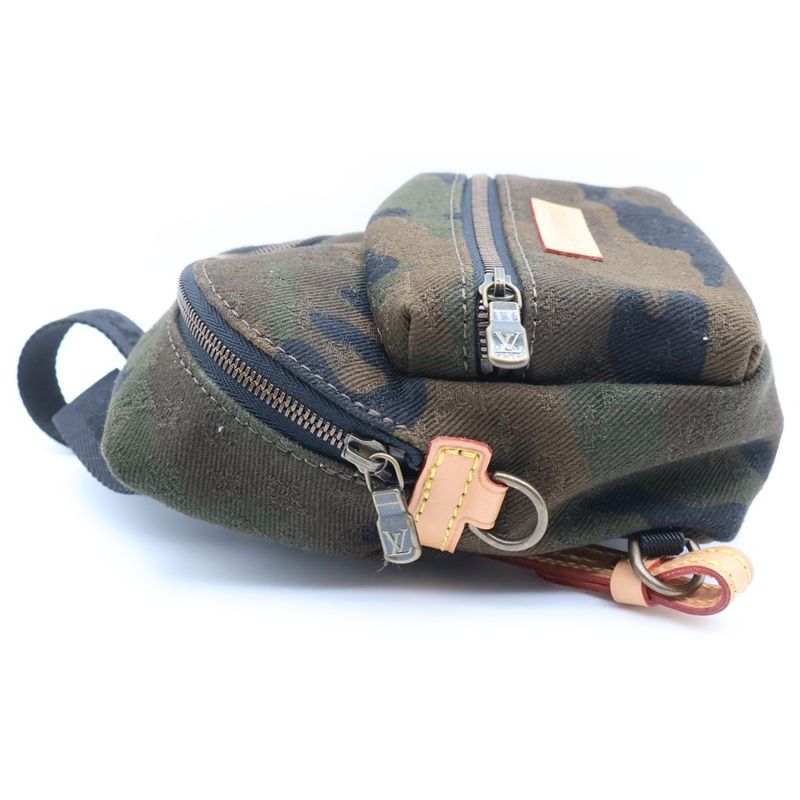 Louis Vuitton Supreme Apollo Nano Backpack Charm Camouflage Khaki