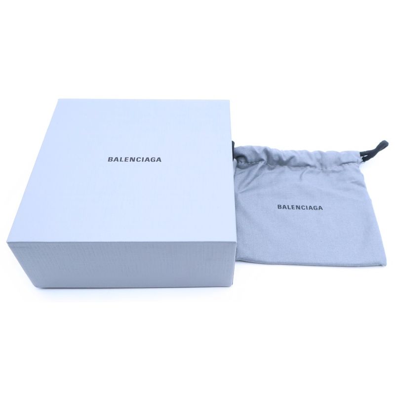 Balenciaga le Cagole Coin Case Leather Wallet Pouch Pink