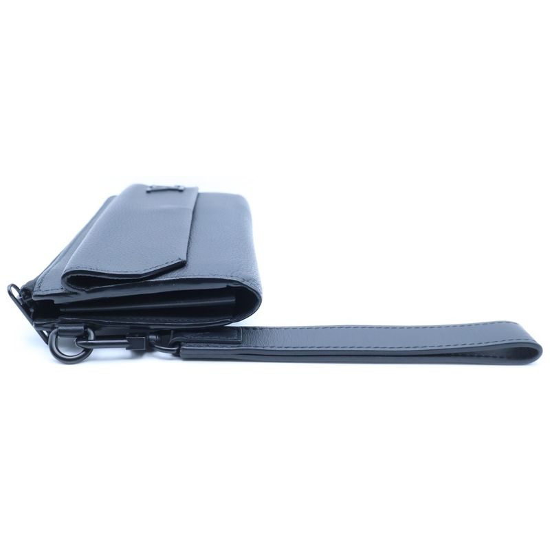 Louis Vuitton Aerogram Zippy Wallet Card Case Black Leather