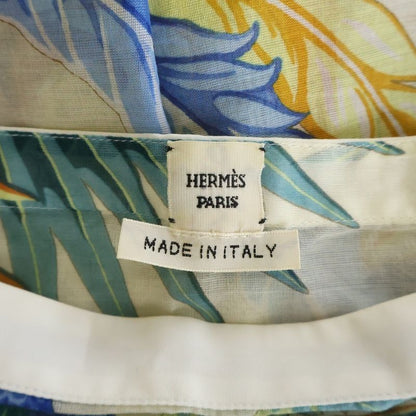 Hermes Allover Print Tunic Shirt Blouse Multi