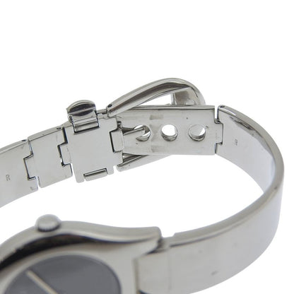 Gucci Stainless Steel Black Quartz Analog Display Dial Watch