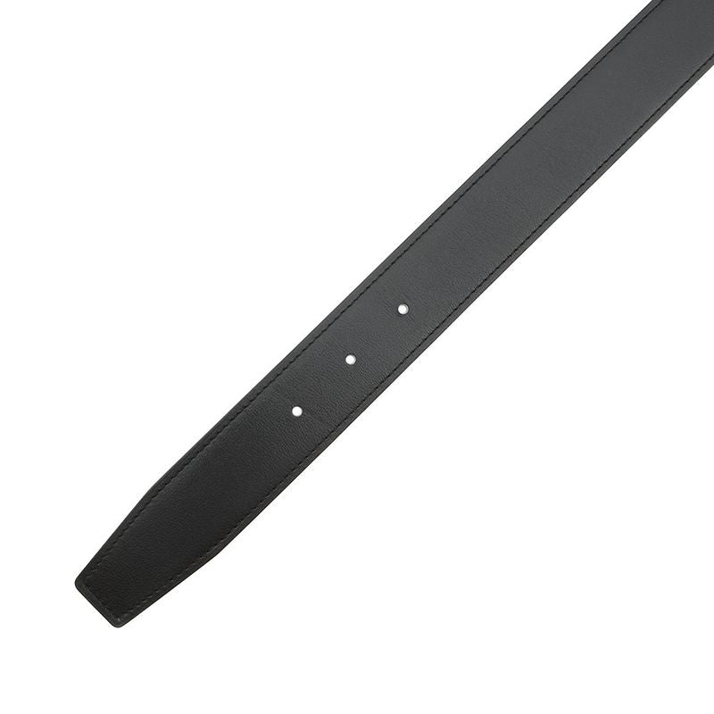 Hermes Belt Yachting 32 Black Gold Box Calf Epsom 95