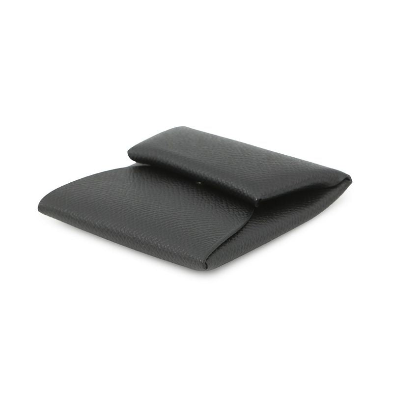 Hermes Coin Case Bastia Black Epsom Purse