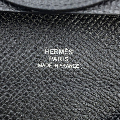 Hermes Coin Case Bastia Black Epsom Purse