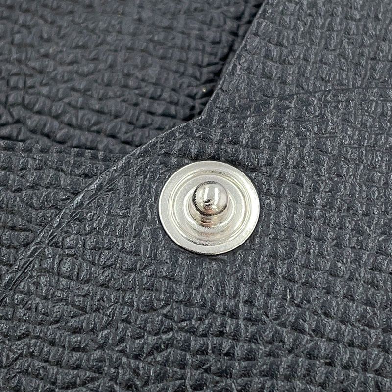 Hermes Coin Case Bastia Black Epsom Purse