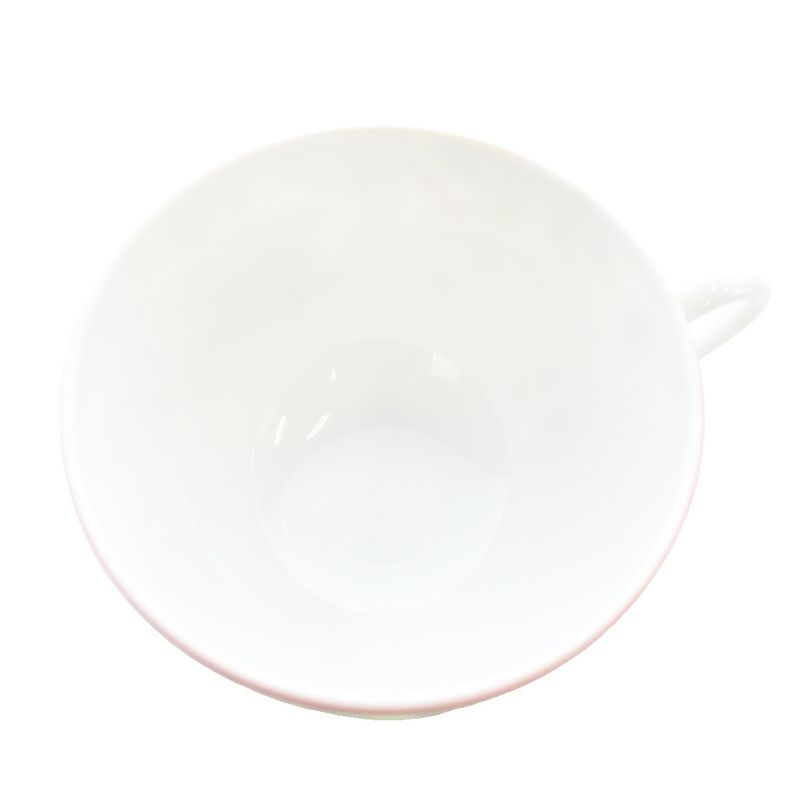 Hermes Pythagoras Cup & So Sa 5 Set White MW with Floral