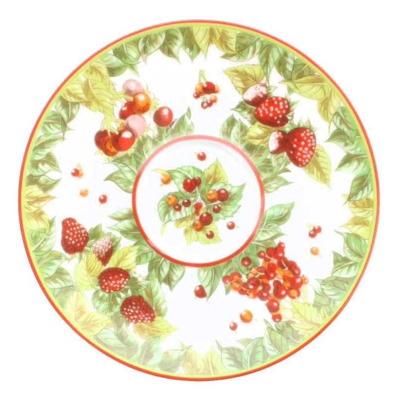 Hermes Pythagoras Cup & So Sa 5 Set White MW with Floral
