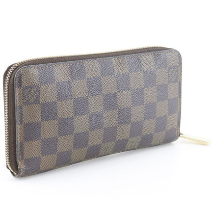 Louis Vuitton Zippy Wallet Damier Canvas Brown