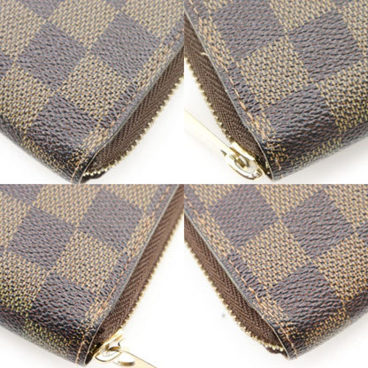 Louis Vuitton Zippy Wallet Damier Canvas Brown