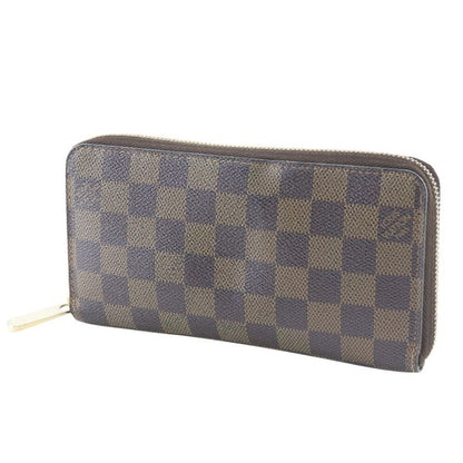 Louis Vuitton Zippy Wallet Damier Canvas Brown
