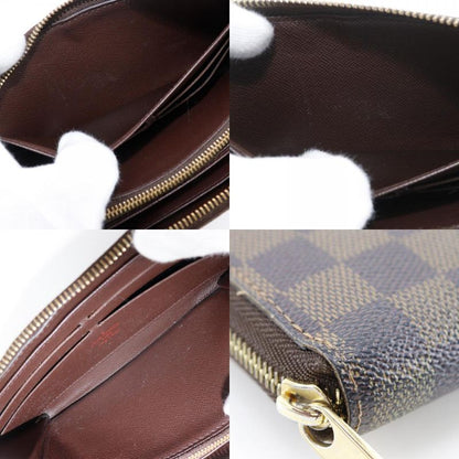 Louis Vuitton Zippy Wallet Damier Canvas Brown