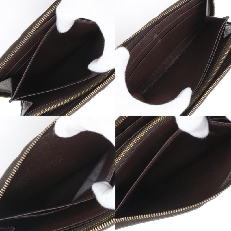 Louis Vuitton Zippy Wallet Damier Canvas Brown