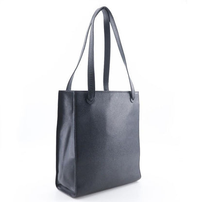 Chanel Logo Caviar Leather Black Tote
