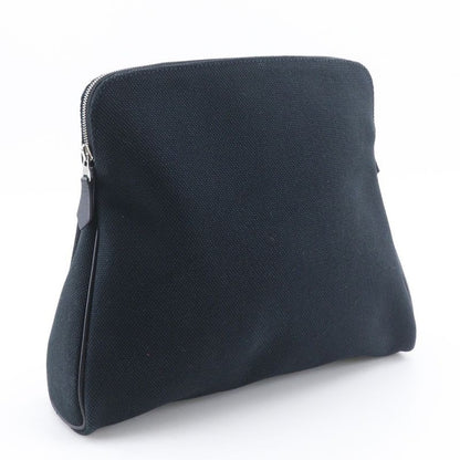 Hermes Eve Pouch Canvas Black