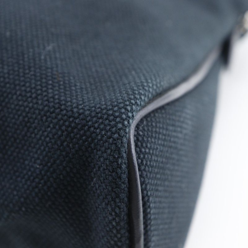 Hermes Eve Pouch Canvas Black