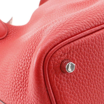 Hermes Picotin Lock 18 PM Taurillon Clemence Red D Handbag