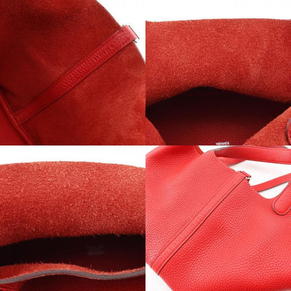 Hermes Picotin Lock 18 PM Taurillon Clemence Red D Handbag