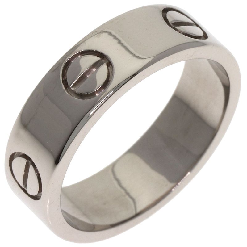 Cartier Love Ring 53 18k White Gold