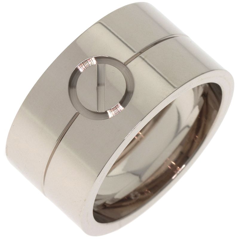 Cartier High Love Ring 61 18k White Gold