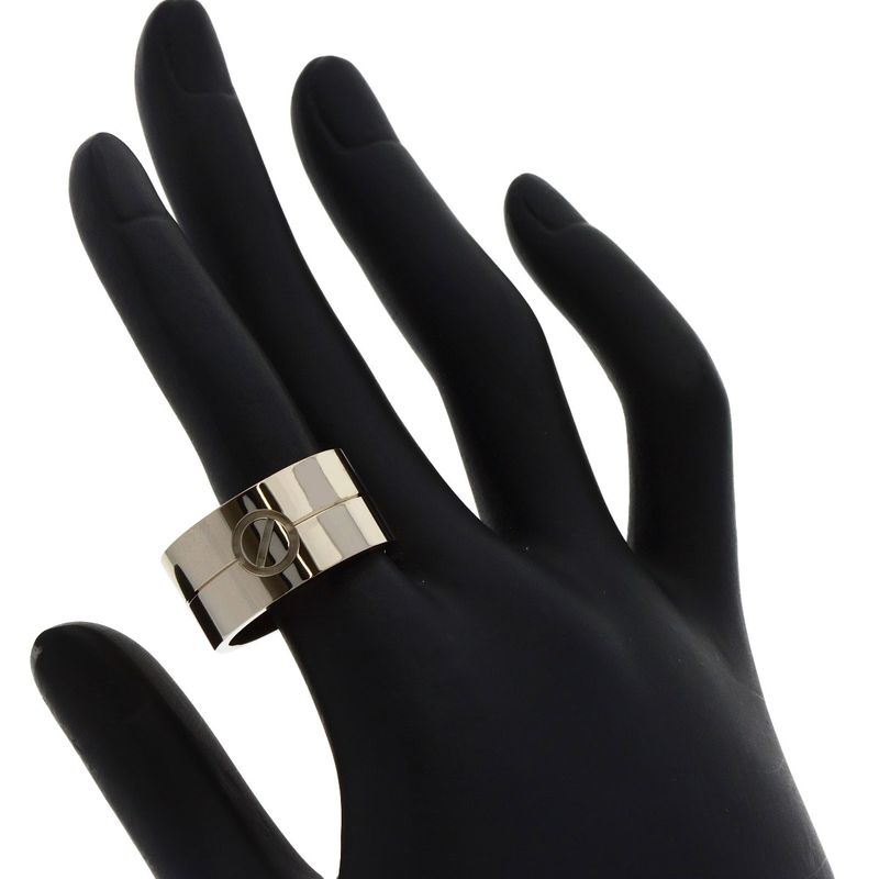 Cartier High Love Ring 61 18k White Gold