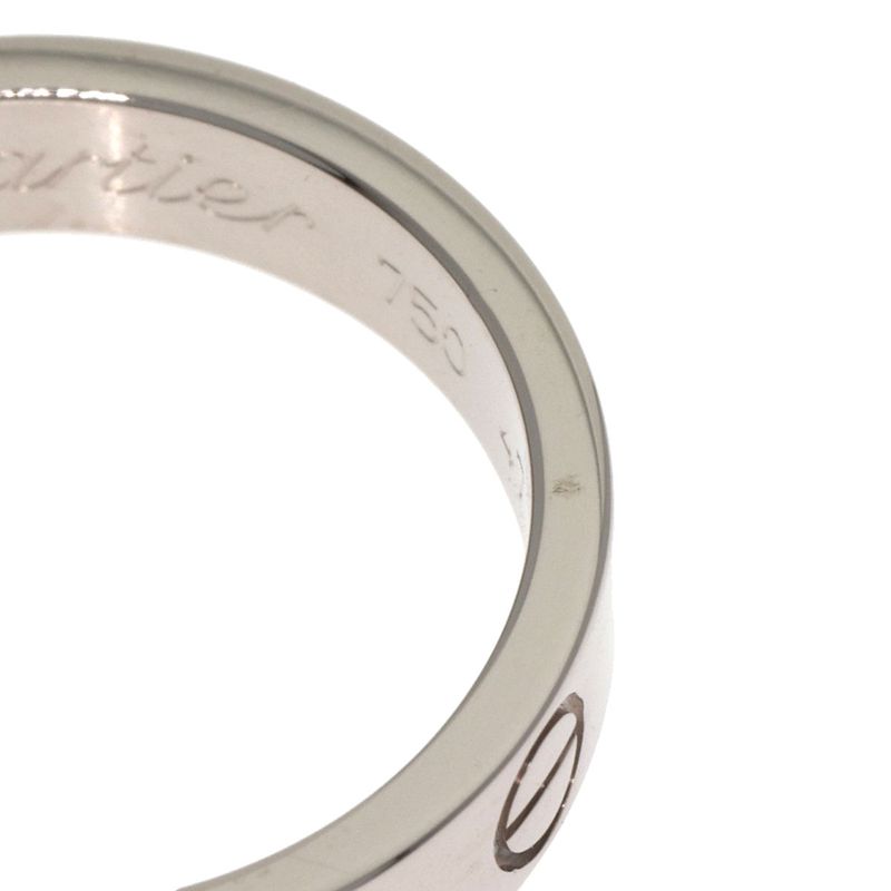 Cartier Mini Love Ring 47 18k White Gold