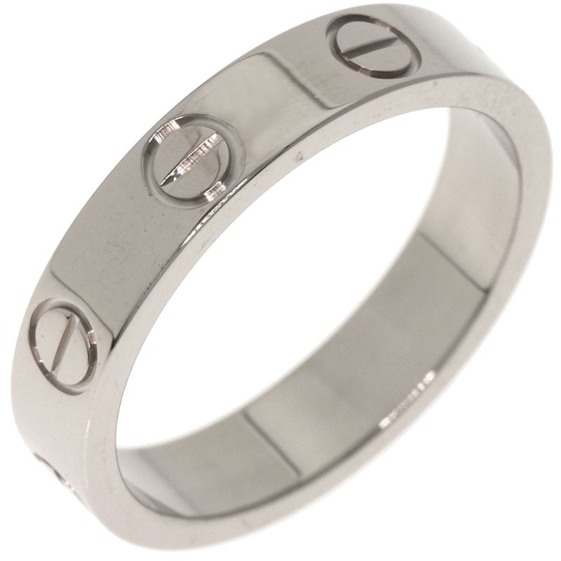 Cartier Mini Love Ring 47 18k White Gold