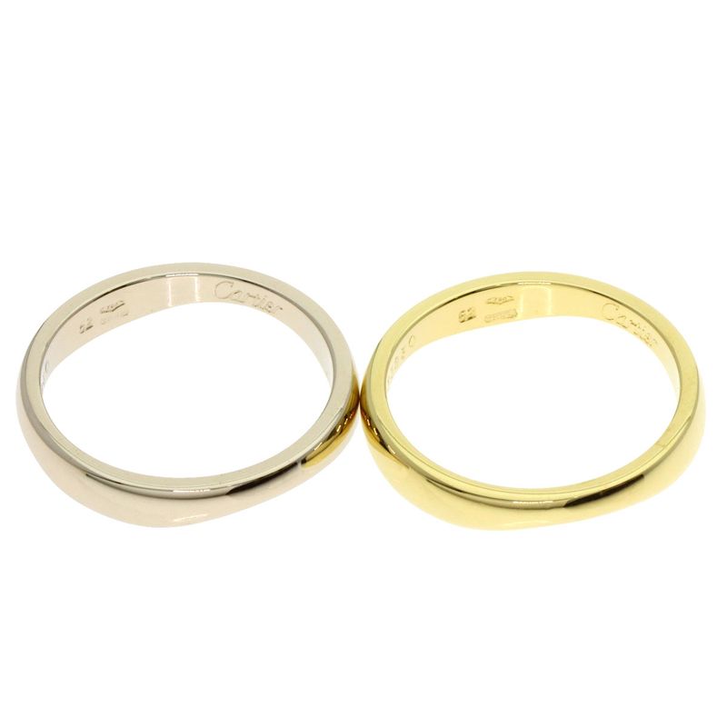 Cartier Lovemi Ring 52 18k Yellow Gold 18k White