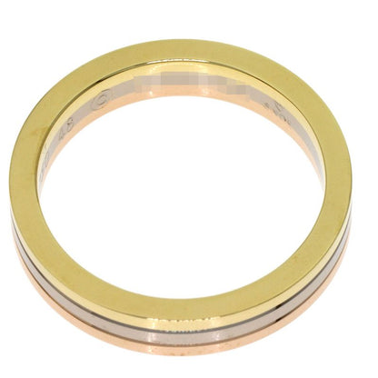 Cartier Three Color 48 Ring 18k Yellow Gold 18k White Pink