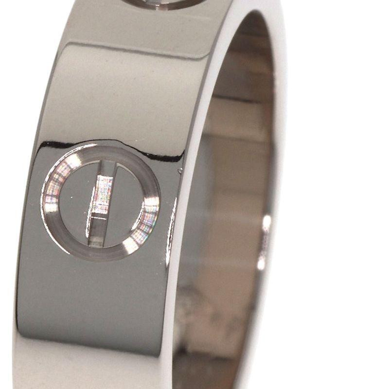 Cartier Love Ring 50 18k White Gold