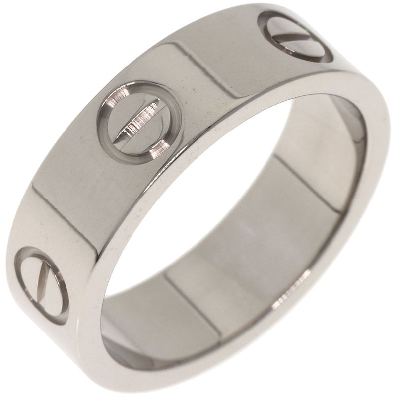 Cartier Love Ring 50 18k White Gold