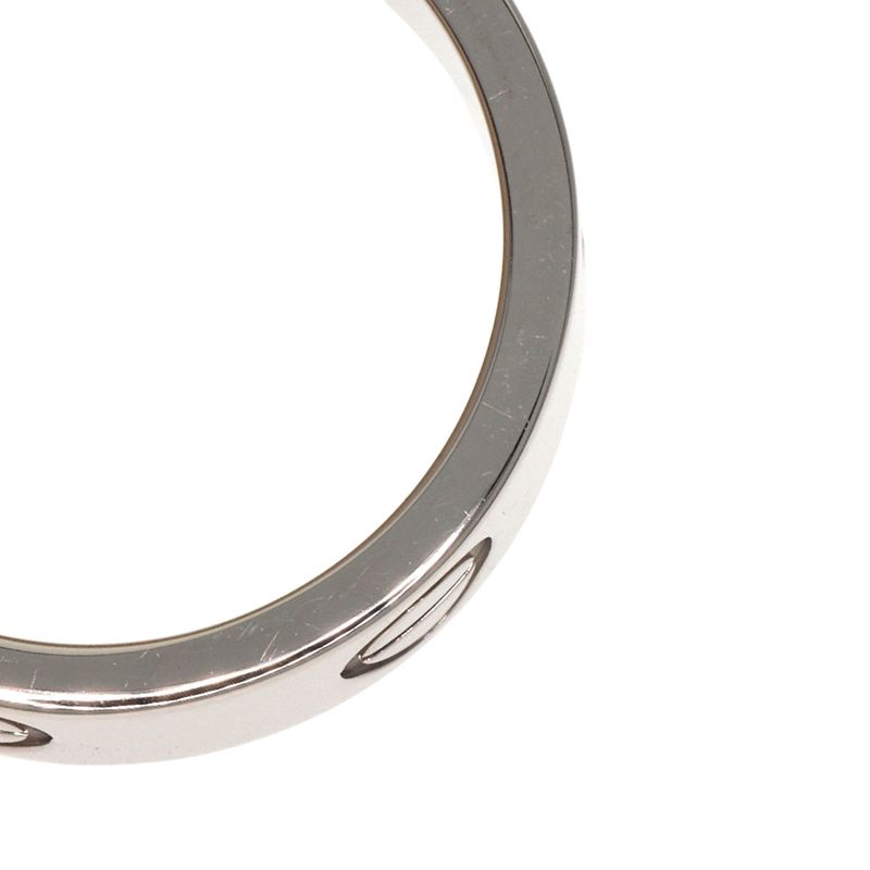 Cartier Love Ring 50 18k White Gold