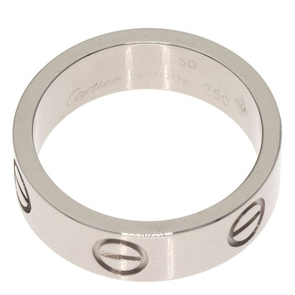 Cartier Love Ring 50 18k White Gold