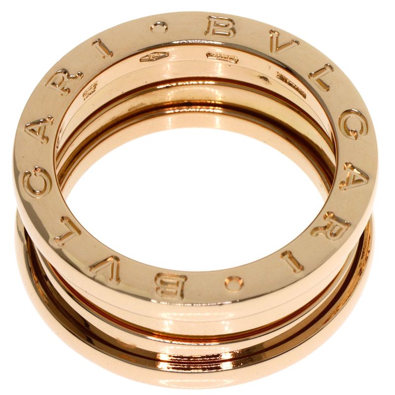 Bvlgari B-zero One Band 50 Ring 18k Pink Gold
