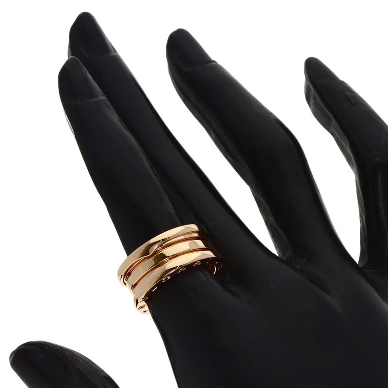 Bvlgari B-zero One Band 50 Ring 18k Pink Gold
