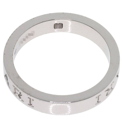 Bvlgari Double Logo Diamond Ring 18k White Gold