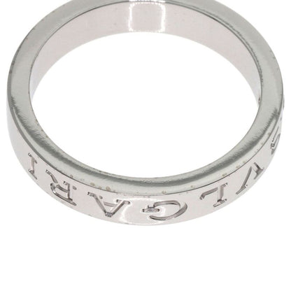 Bvlgari Double Logo Diamond Ring 18k White Gold
