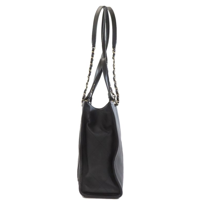 Chanel CC Logo Gold 2-Way Handbag Calf