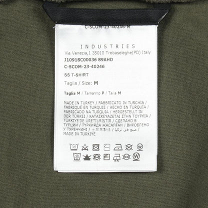 Moncler Short Sleeve T-Shirt Khaki Green Cotton