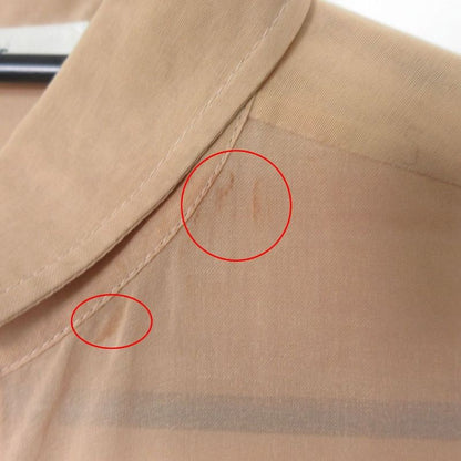 Celine by Phoebe Philo Era Sheer Shirt Blouse Top 36 S Beige