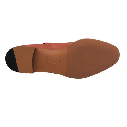 Hermes Neo Short Boots Shoes Brown Silver Kelly 38