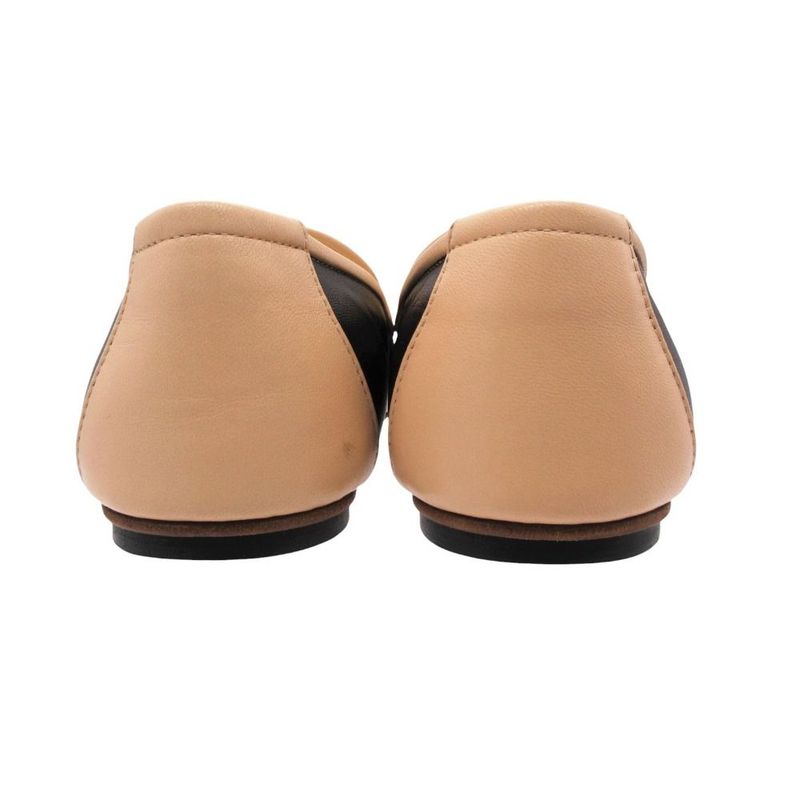 Chanel CC Logo Flat Shoes Black 36c