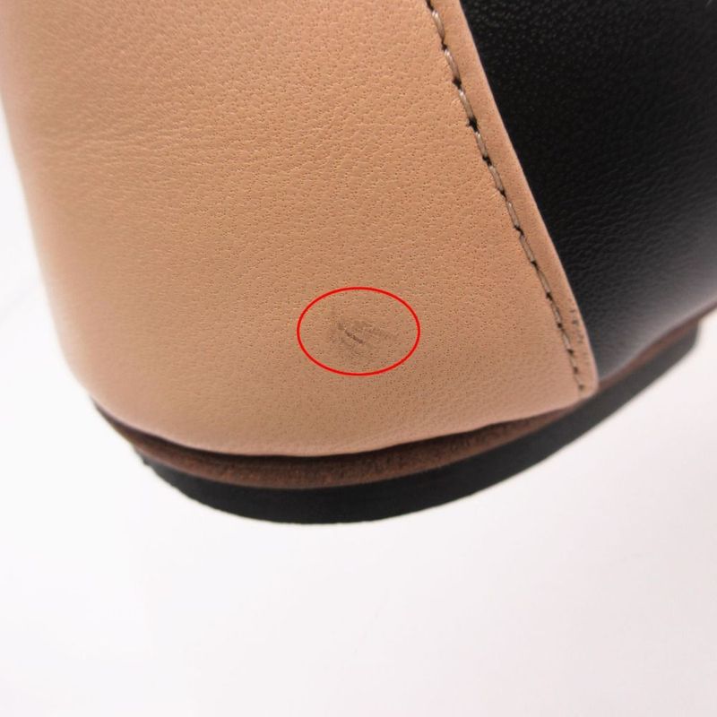 Chanel CC Logo Flat Shoes Black 36c